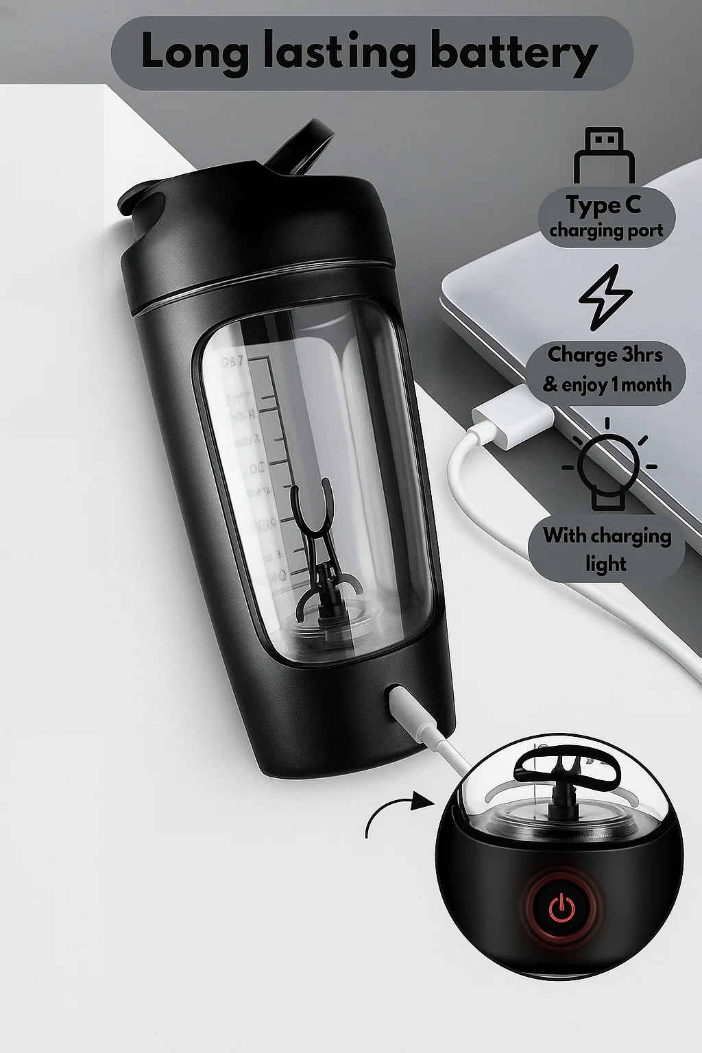 Fitness Shaking Turbo Cup