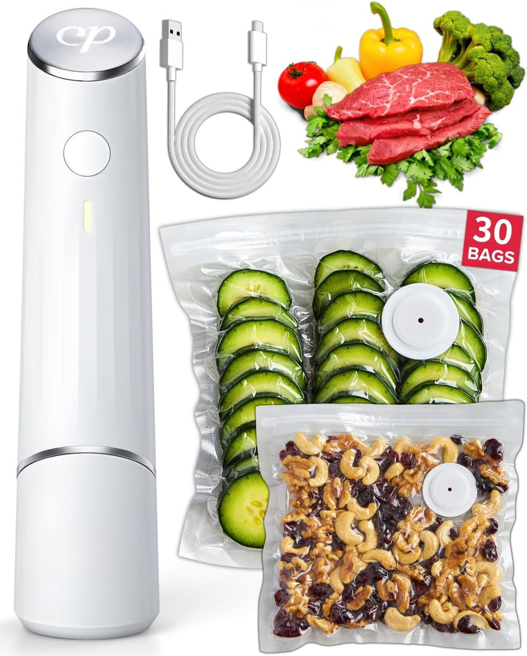 Compact Vacuum Sealer for Food