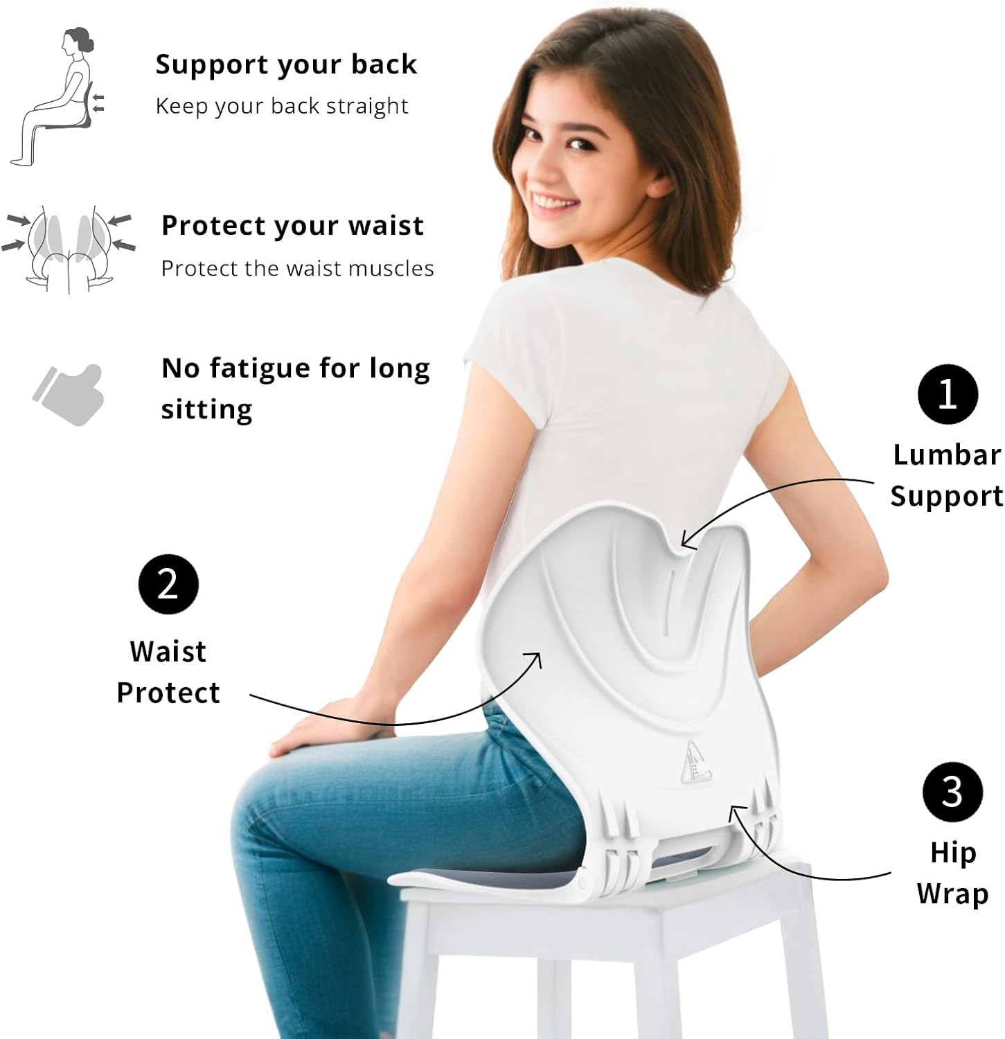 Ergonomic Lumbar Support Cushion