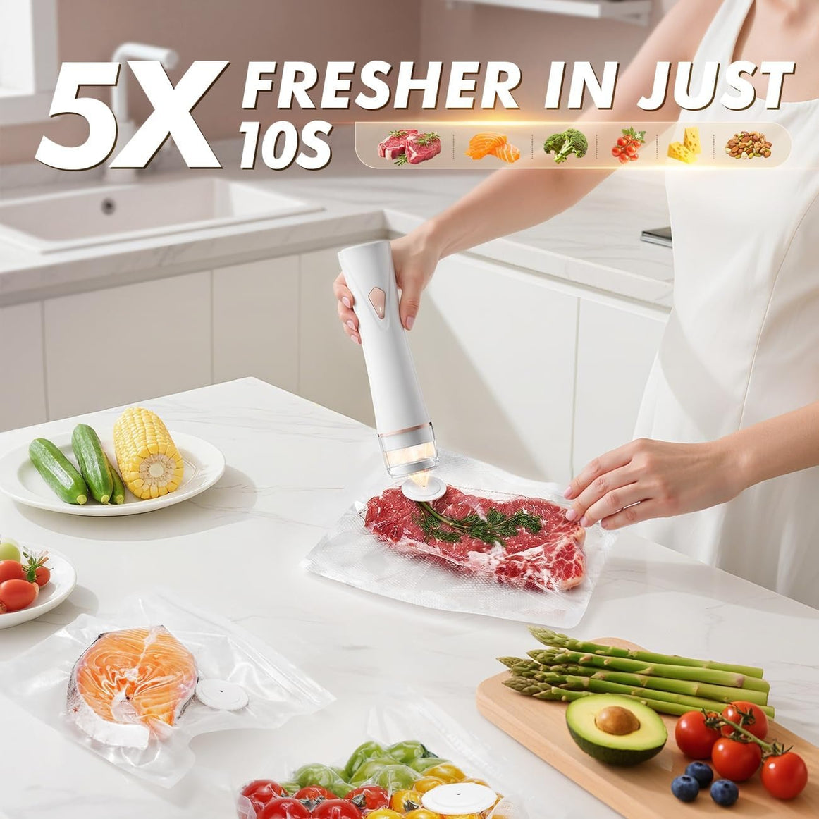 Compact Vacuum Sealer for Food Sealer