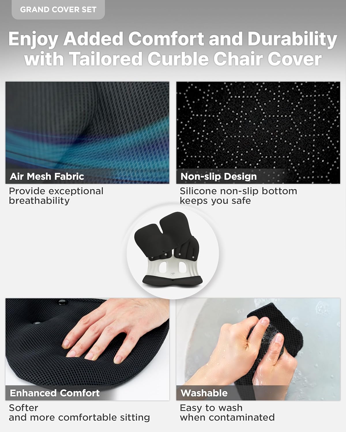 Ergonomic Back Support Chair for Home & Office