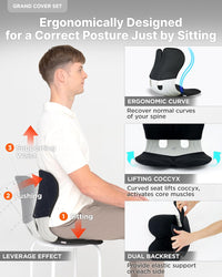 Ergonomic Back Support Chair for Home & Office