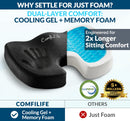 Premium Gel & Memory Foam Seat Cushion